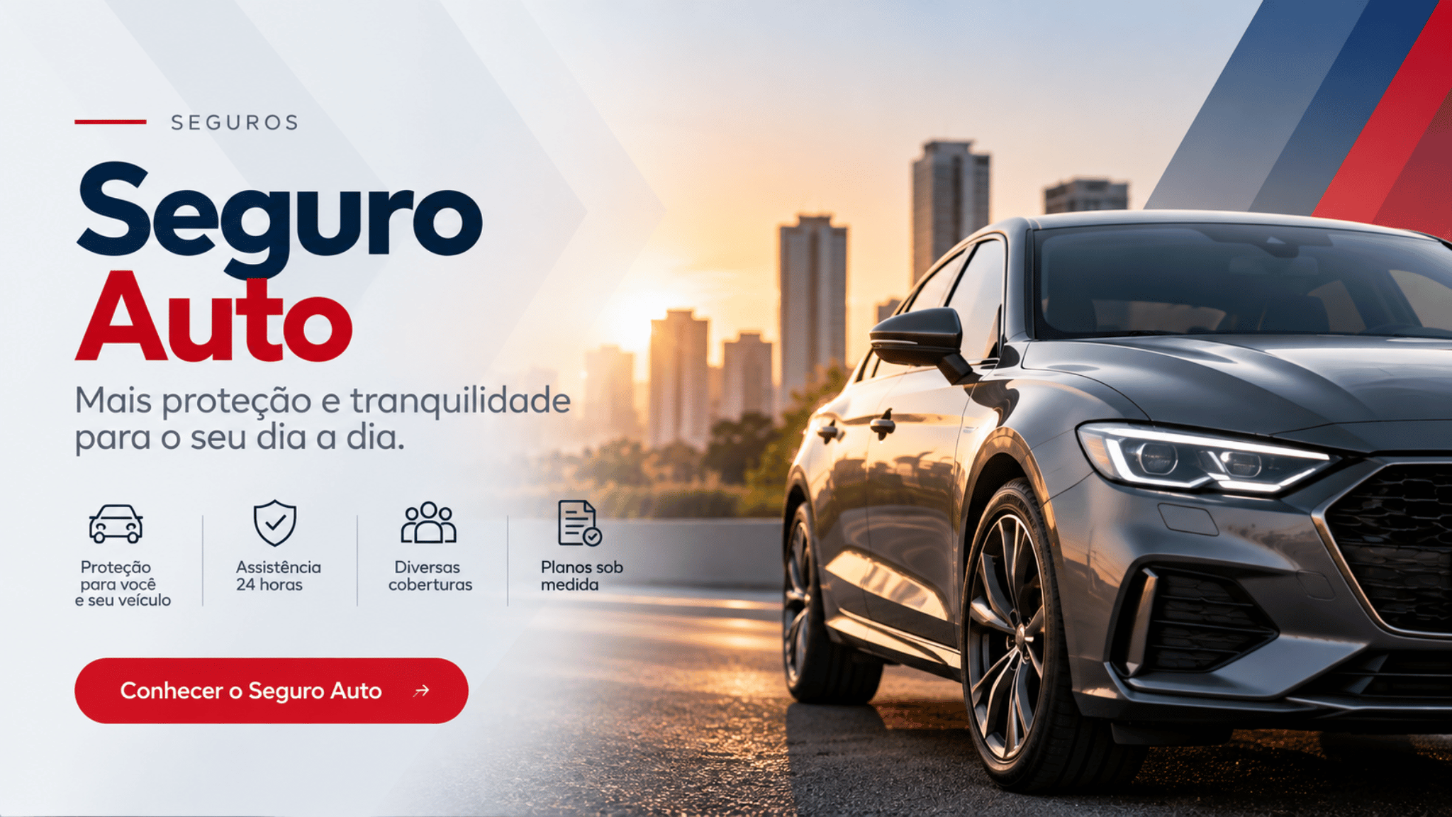 Seguro Auto: mais proteção e tranquilidade para o seu dia a dia.