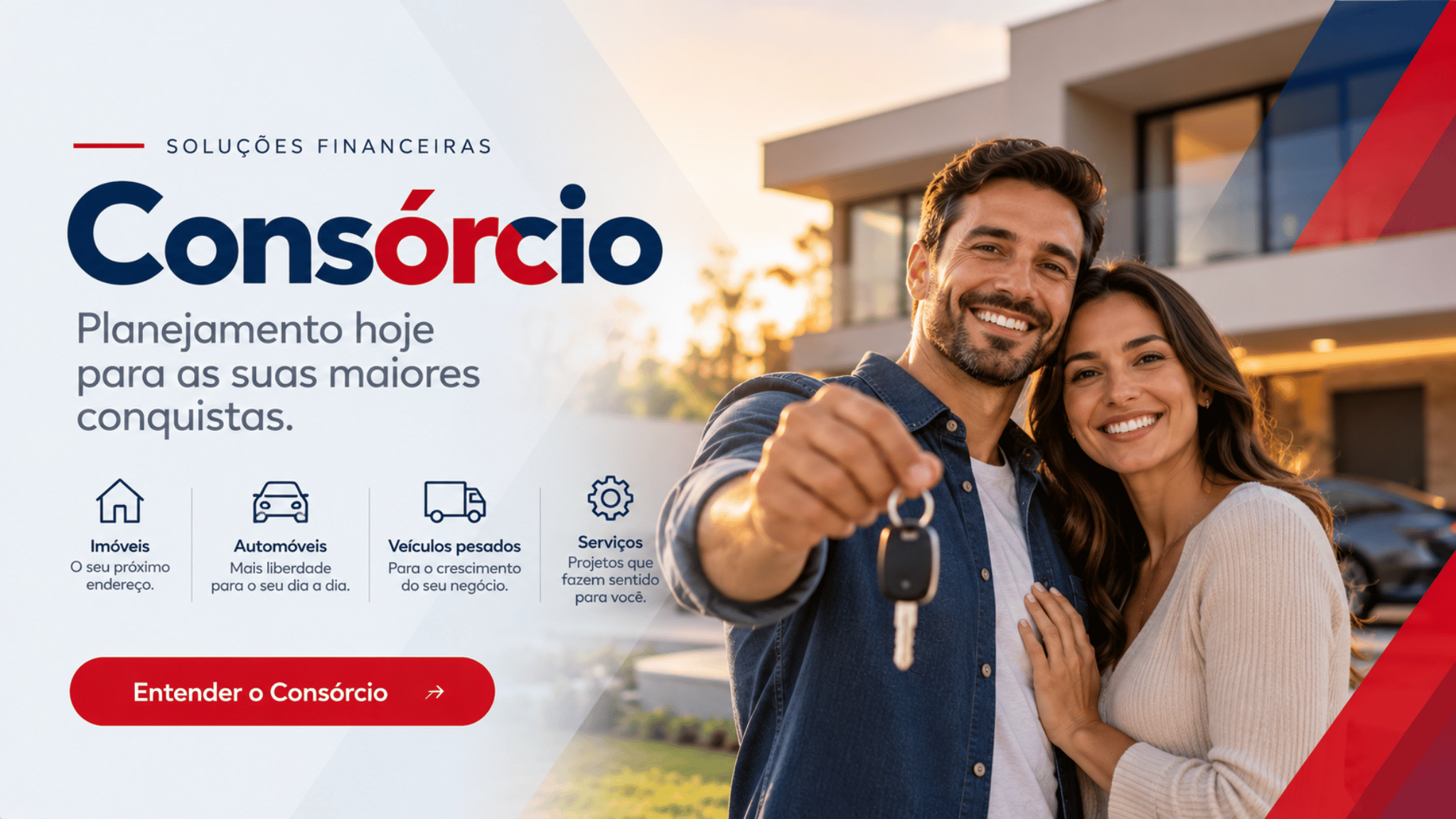 Consórcio: planejamento hoje para as suas maiores conquistas.